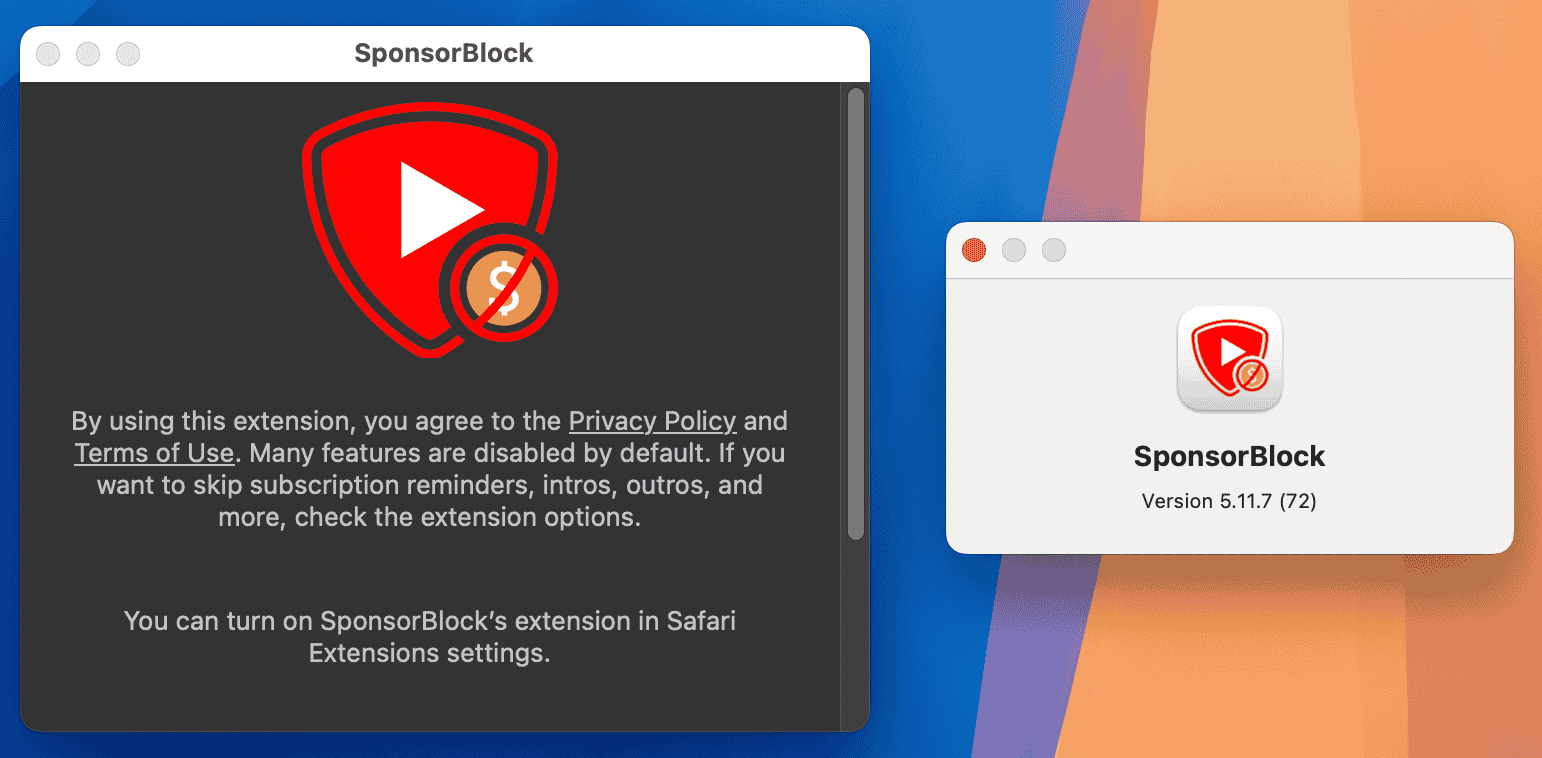 SponsorBlock for YouTube for Mac v5.11.7 YouTube广告过滤工具 激活版 -2